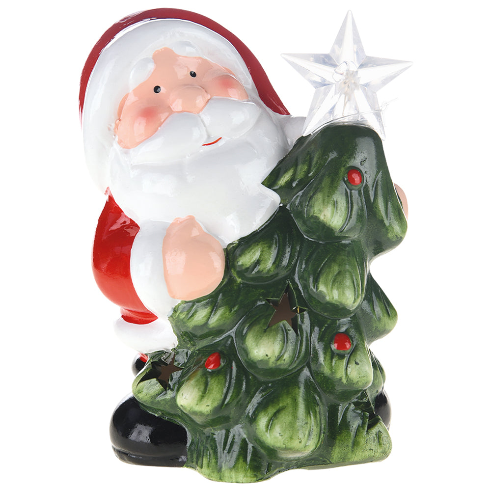 PAPAI NOEL NA ARVORE COM LED 11,6CM