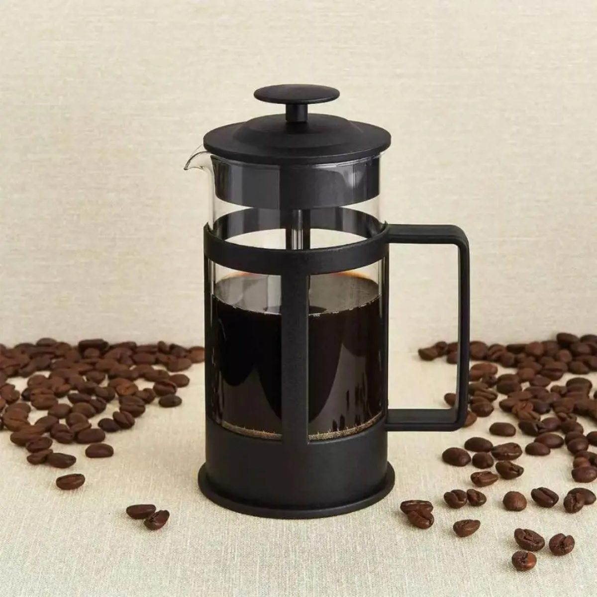 CAFETEIRA FRANCESA 350ML VIDRO E PLASTICO