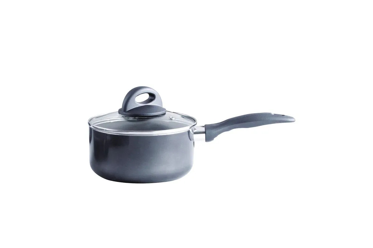 Jogo de Panelas Brinox Antiaderente Ceramic Life 4 Peças Smart Plus Cinza