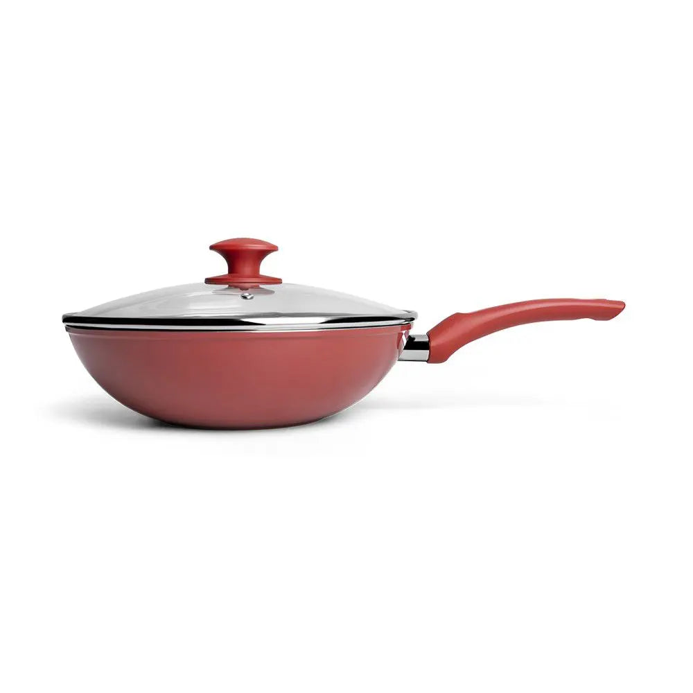 Wok De Indução 3,4L Com Tampa Optima Brinox