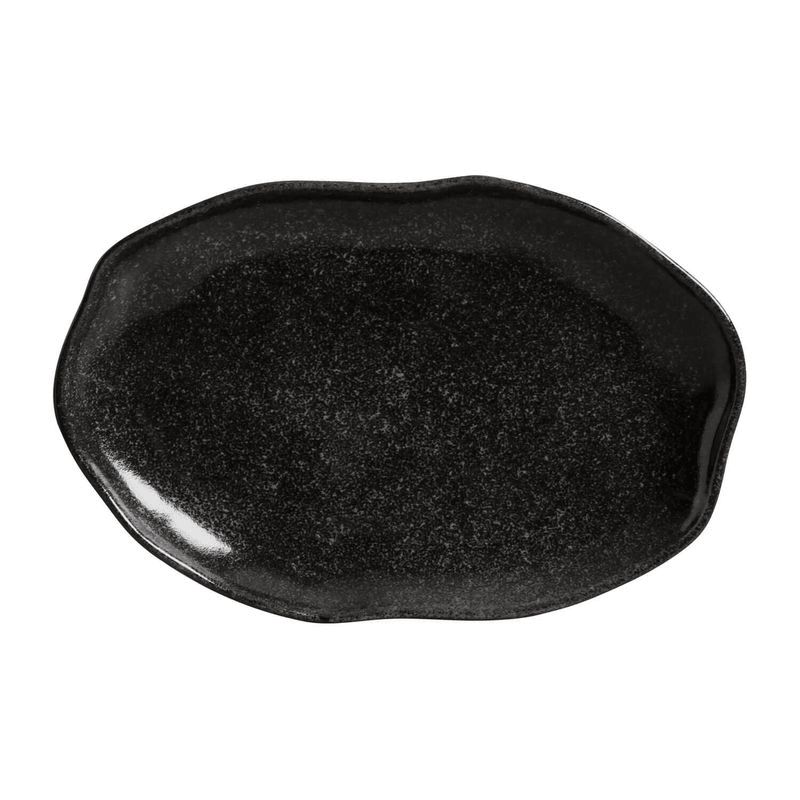 TRAVESSA OVAL RASA BIO BLACK SAND