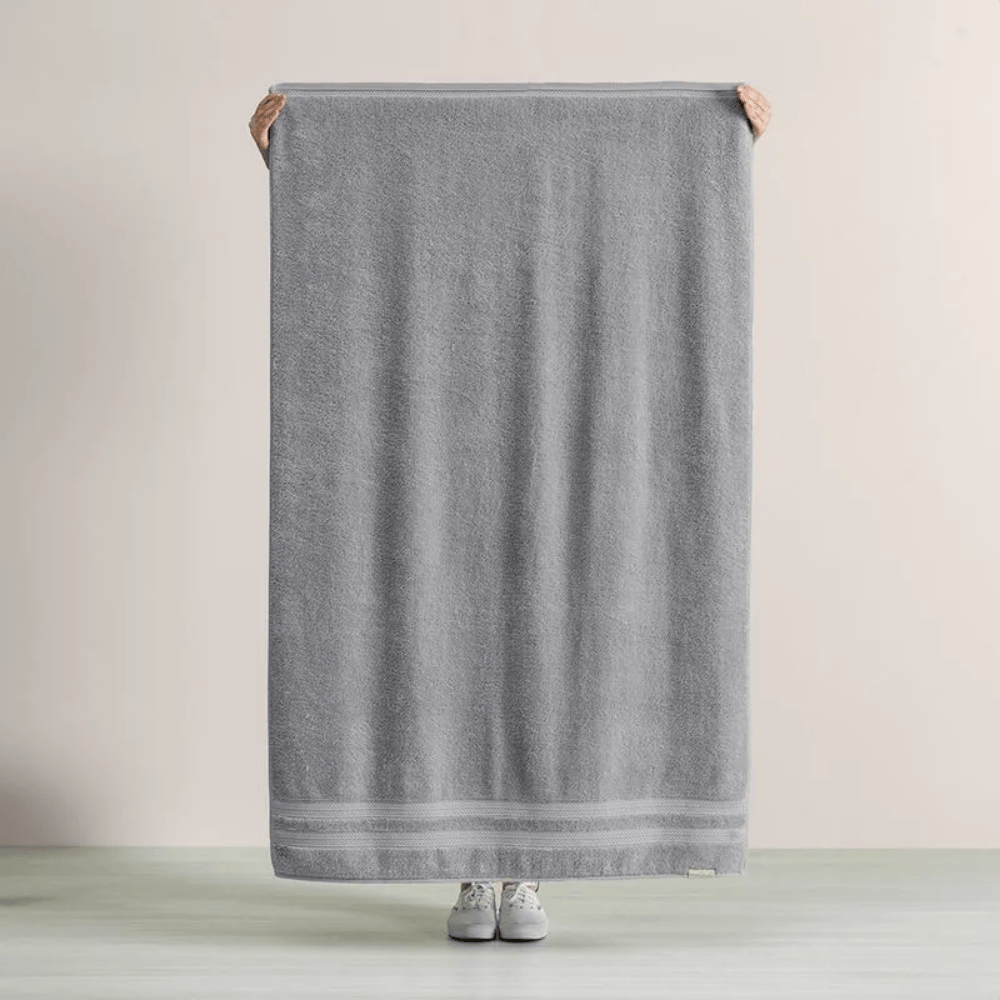 TOALHA BANHAO FELPUDO UNIKA CINZA – 86CM X 1,50M