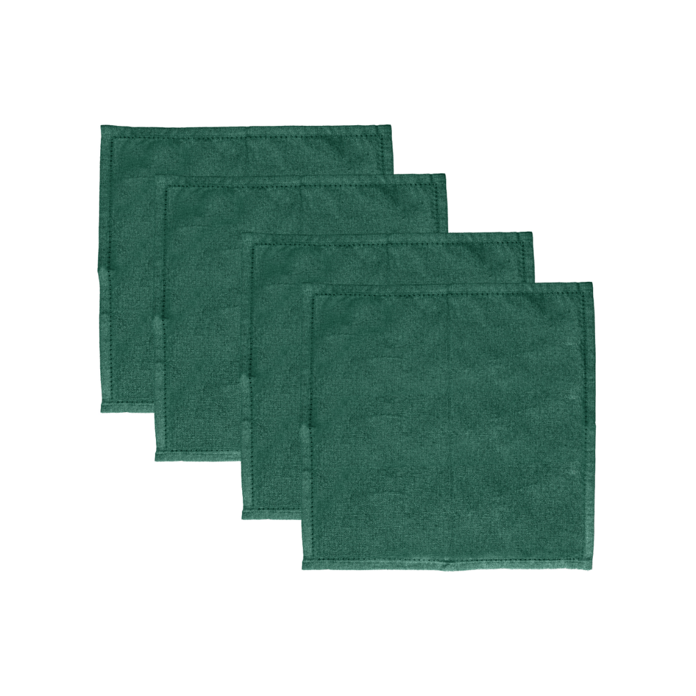 CONJUNTO DE 4 GUARDANAPOS MOMENTOS VERDE – 40CM X 40CM