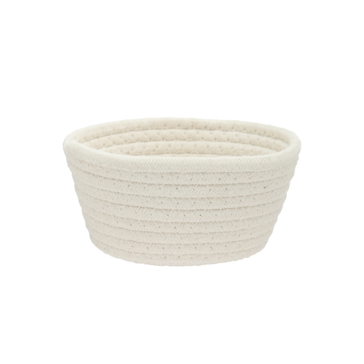 CESTO TECIDO BRANCO 17CM