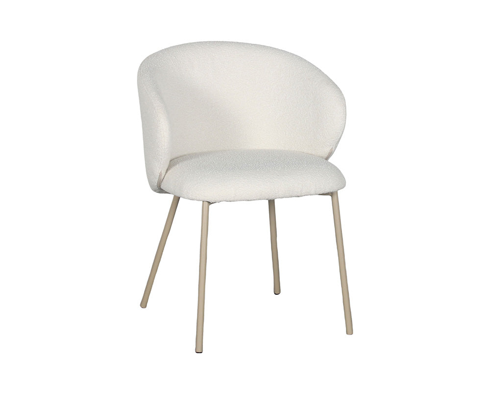 CADEIRA BELLA TECIDO OFF WHITE BASE AREIA