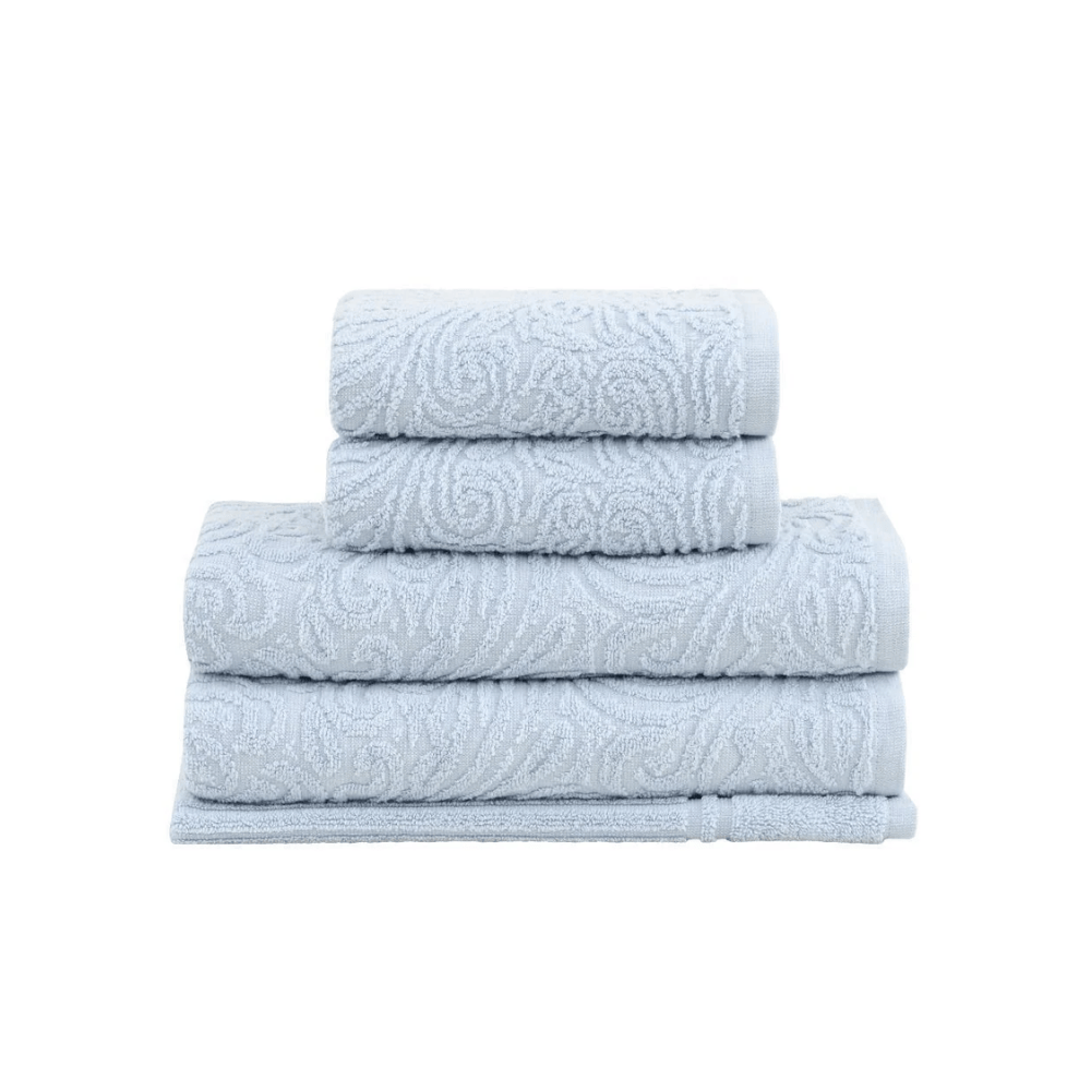 JOGO DE TOALHAS 5 PECAS LIZ EXTRA SOFT AZUL – 100% ALGODAO