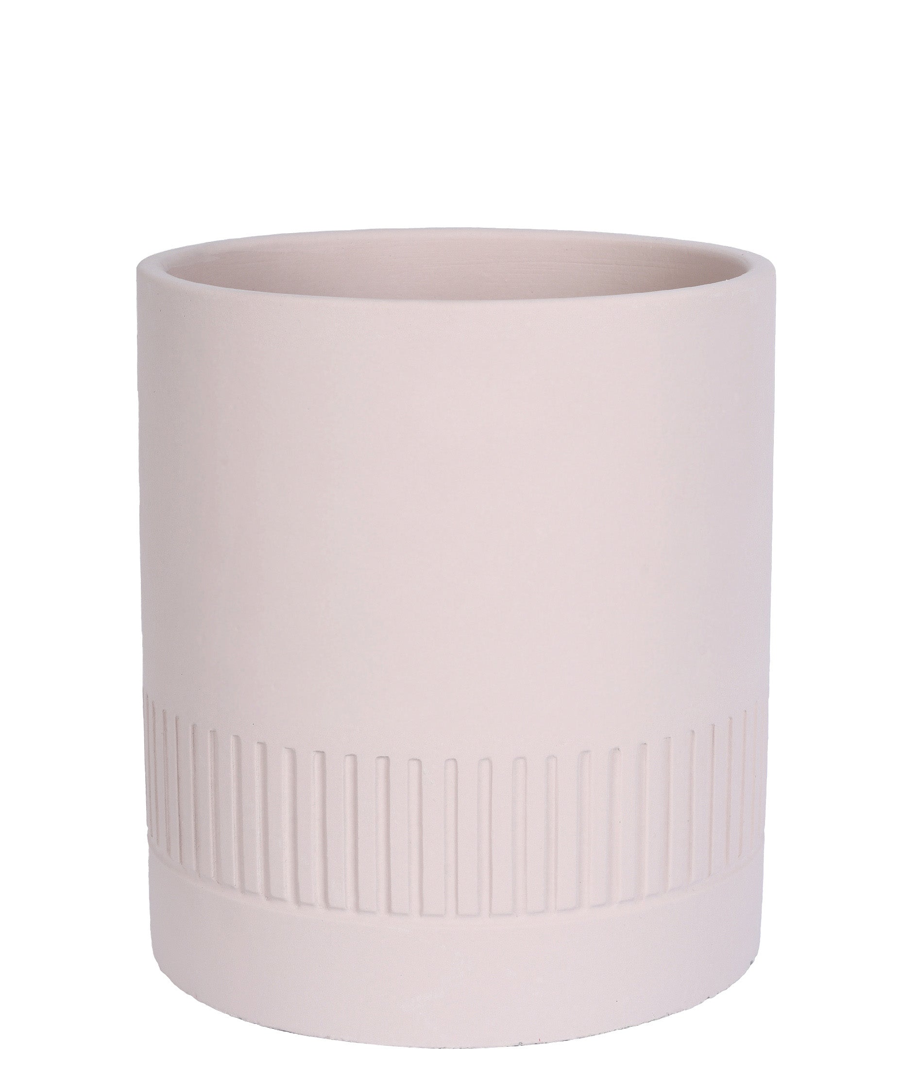 CACHEPOT EM CIMENTO BEGE