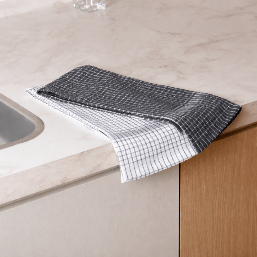 CONJUNTO DE 2 PANOS DE PRATO VERONA CINZA – 60CM X 40CM