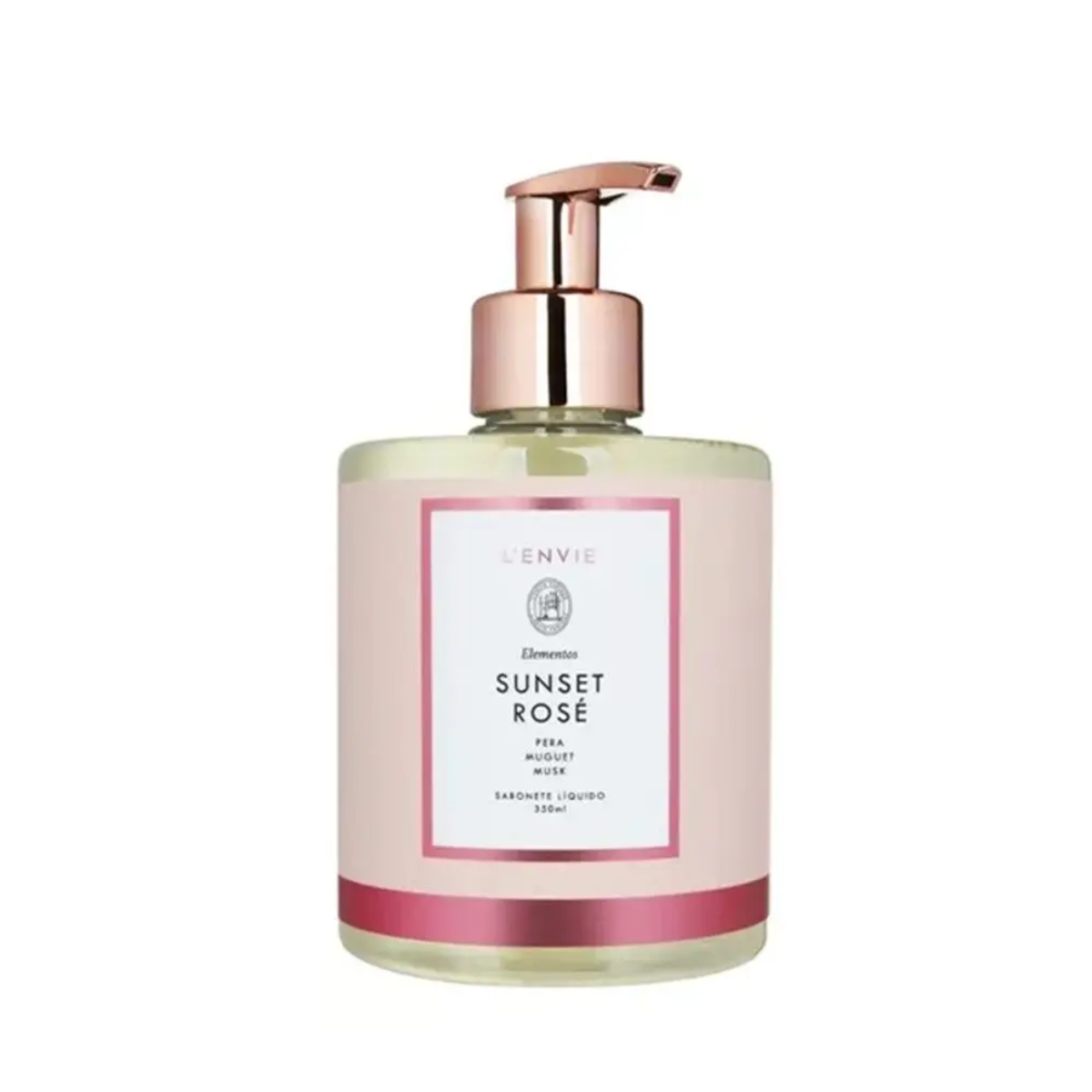 SABONETE LÍQUIDO SUNSET ROSÉ ELEMENTOS - 350ML