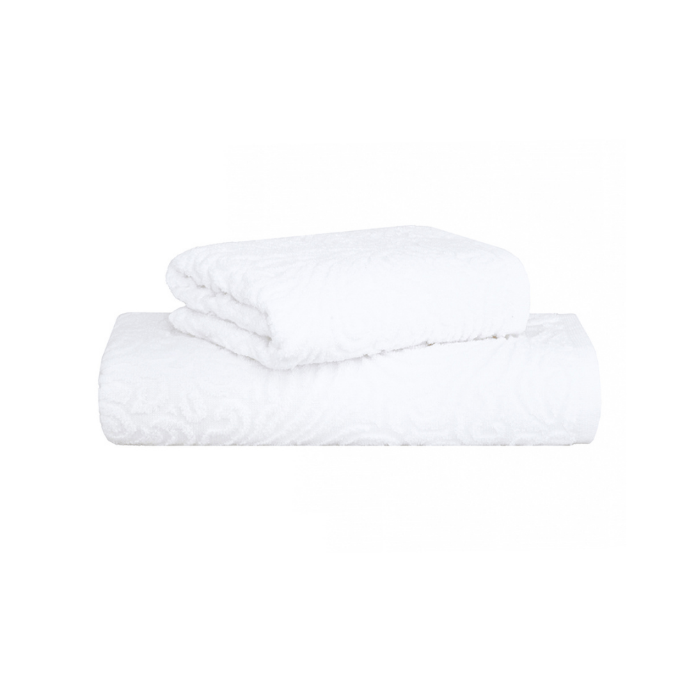 JOGO DE TOALHA 2 PECAS LIZ EXTRA SOFT BRANCO 100% ALGODAO