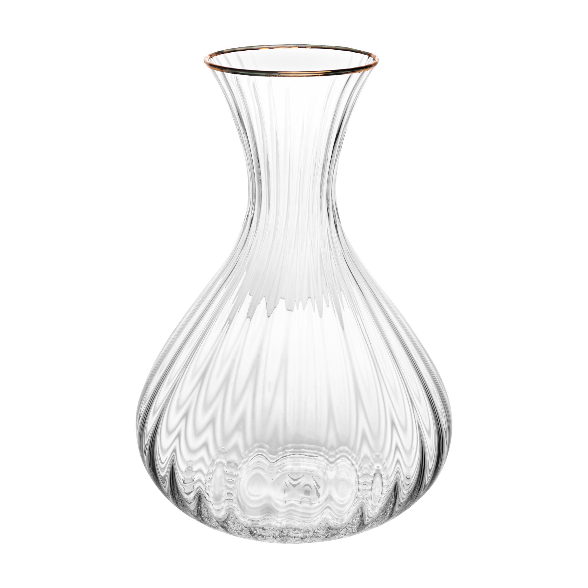 DECANTER DE CRISTAL ECOLOGICO (LIVRE CHUMBO) COM FIO DE OURO OPTIC 1,5L
