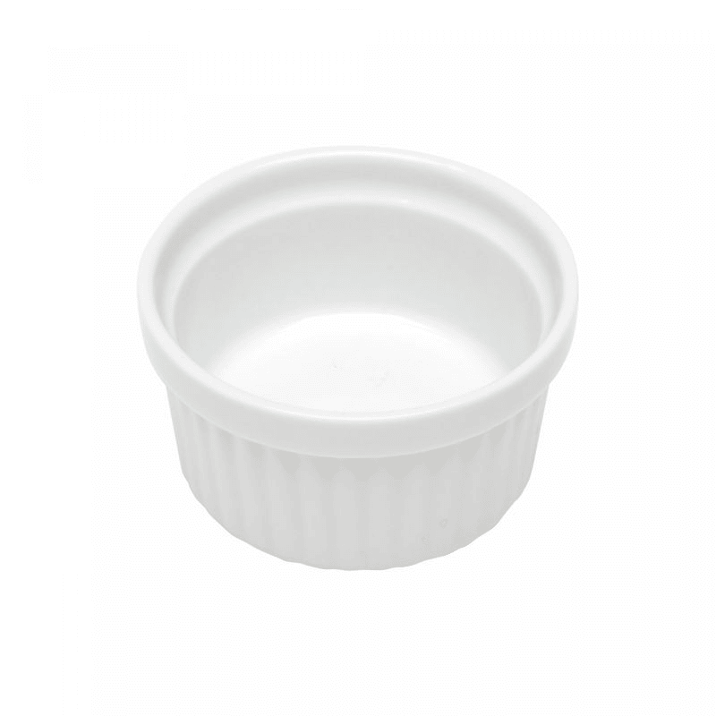 RAMEQUIM DE PORCELANA CLASSIC BRANCA 6x4cm
