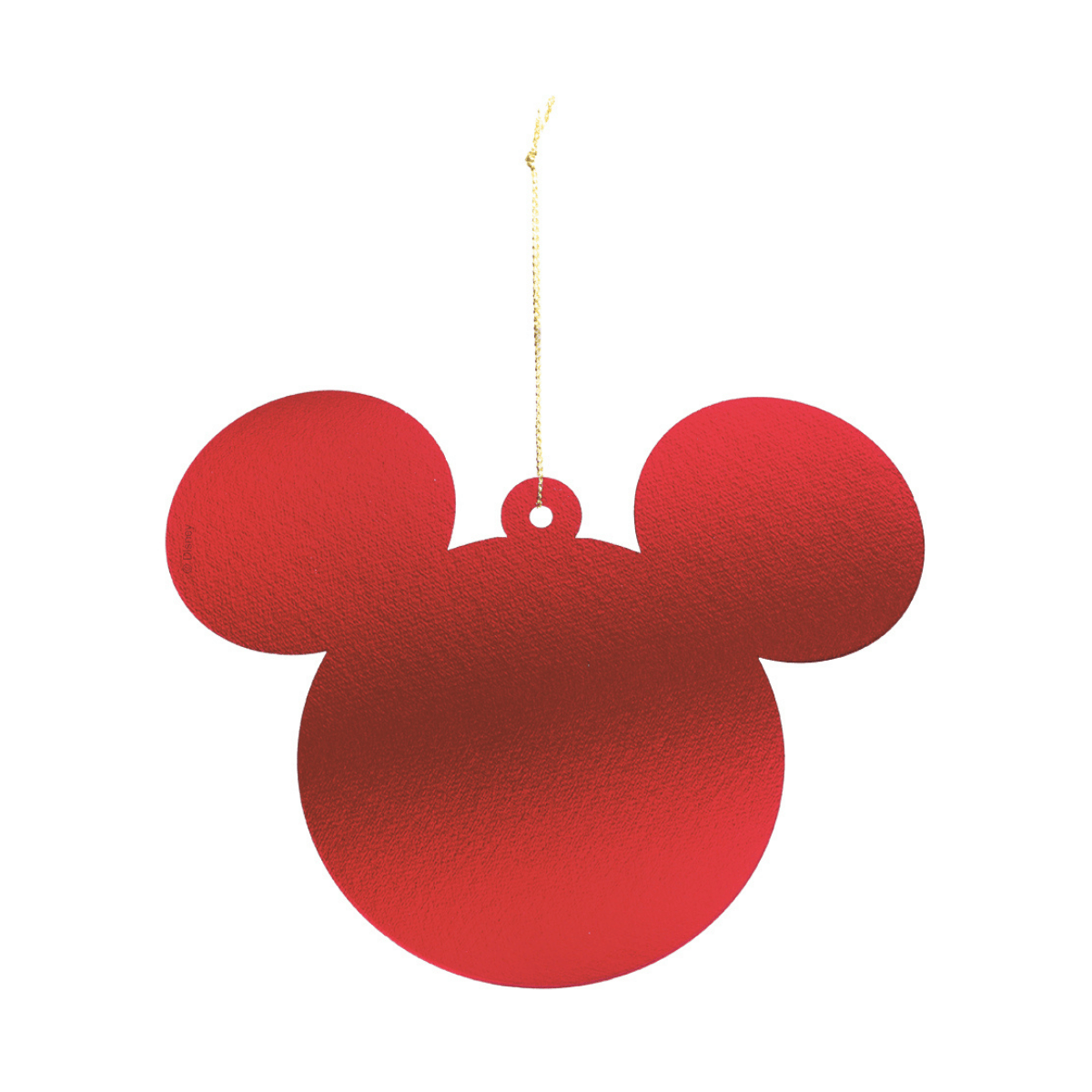 PINGENTE MICKEY ESPELHADO VERMLHO 12CM