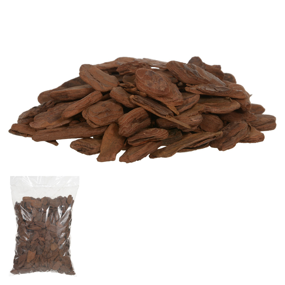 CASCA DE PINUS PREMIUM P 1KG (MARROM)