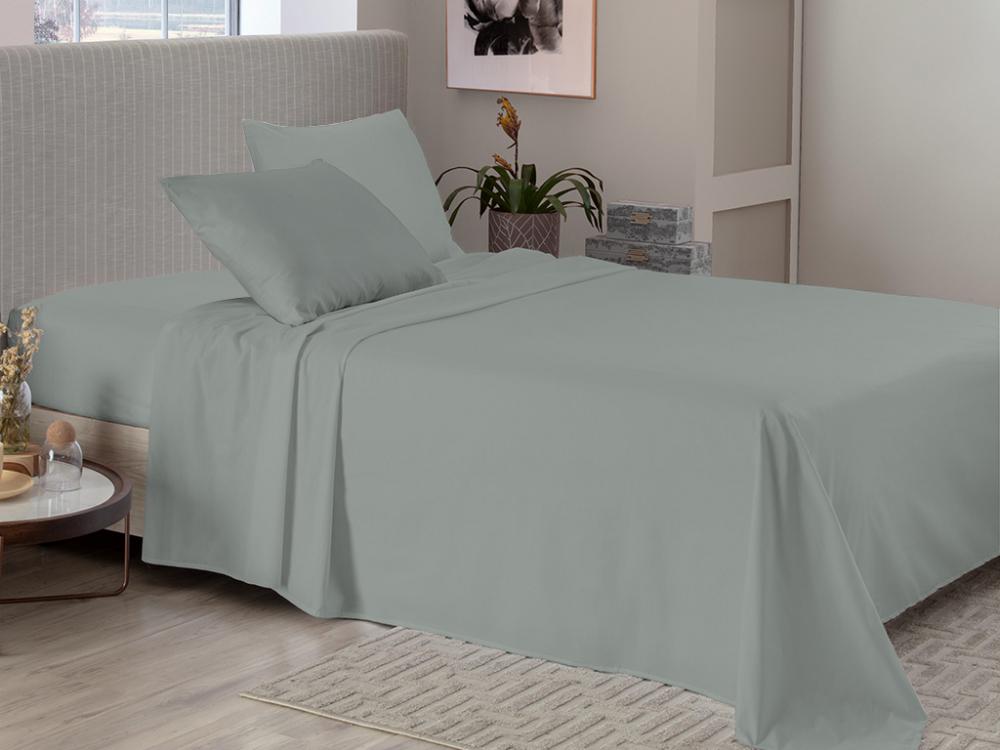 JOGO DE CAMA LOFT CASAL 220x240 CINZA LIMESTONE
