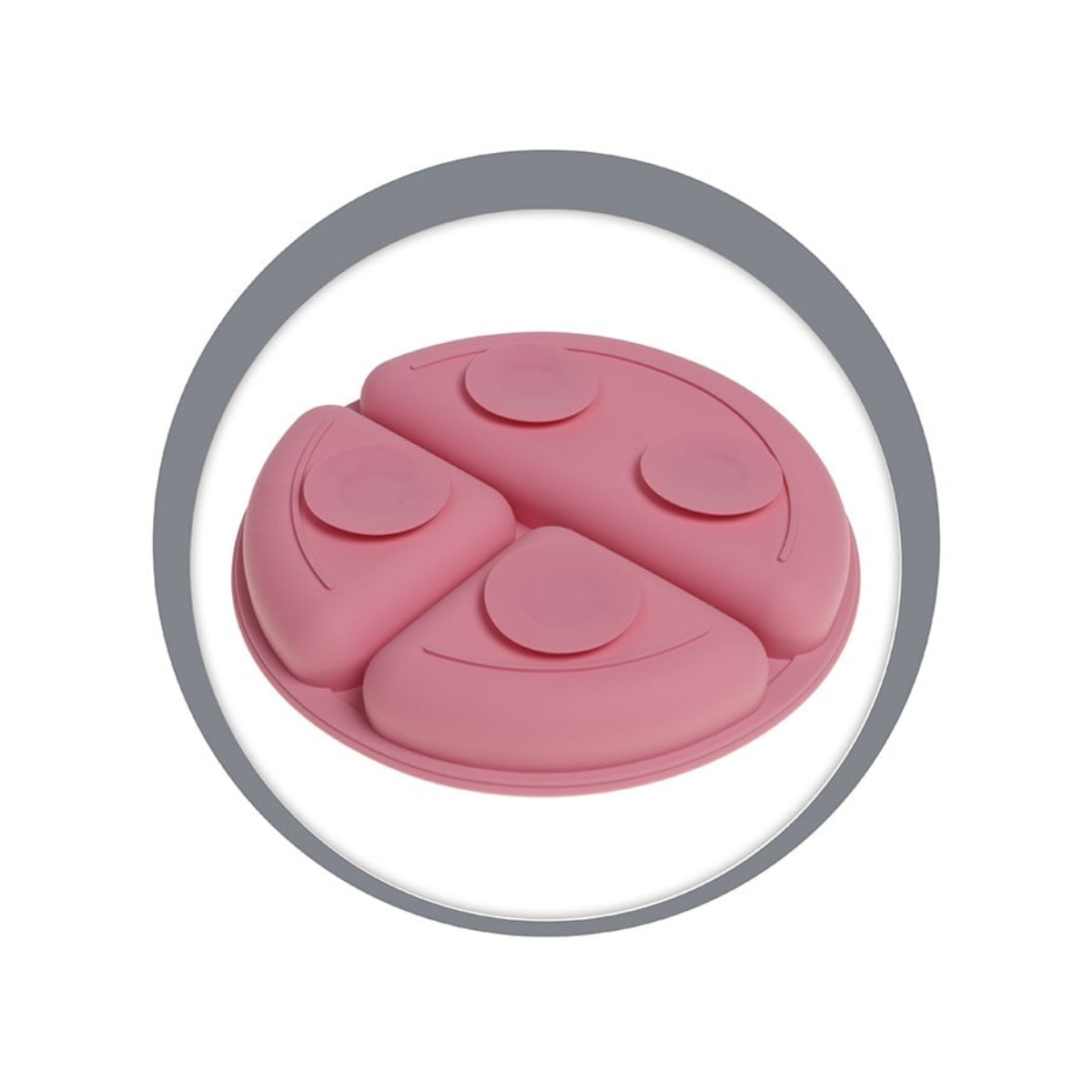PRATO SILICONE BABY 3 DIVISORIAS (SORTIDO)