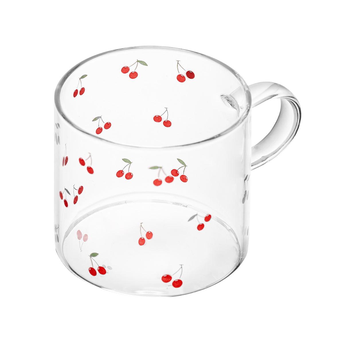 CANECA CHERRY 125ML VIDRO BOROSSILICATO RESISTE AO CALOR
