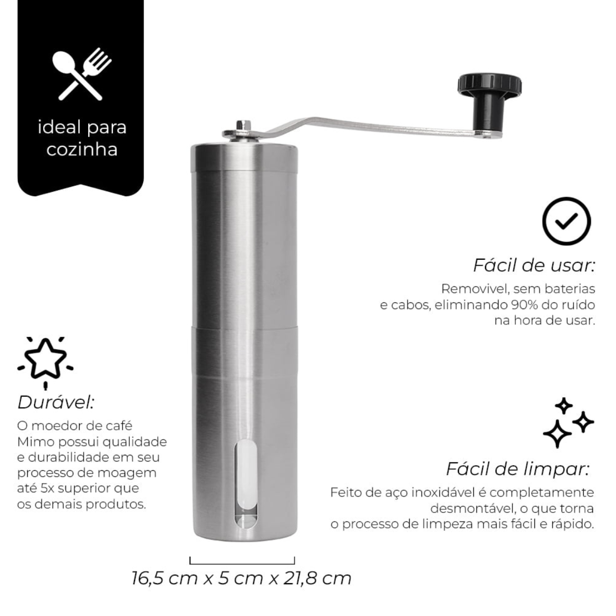 MOEDOR DE CAFÉ MANUAL