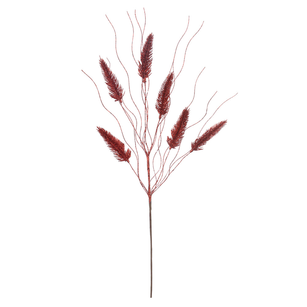 HASTE ASTILBE 54CM VERMELHO COM GLITTER