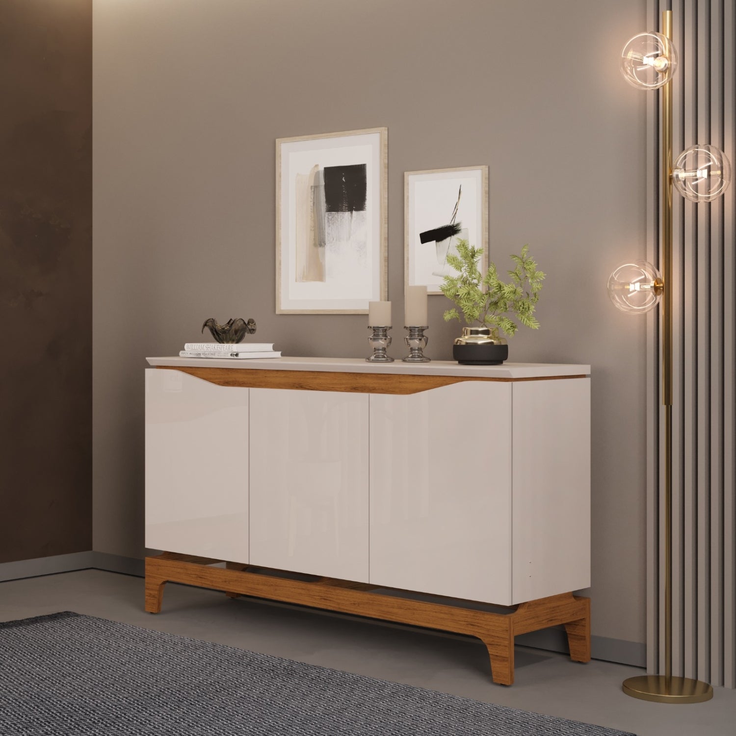 BUFFET NICE FREIJO/OFF WHITE