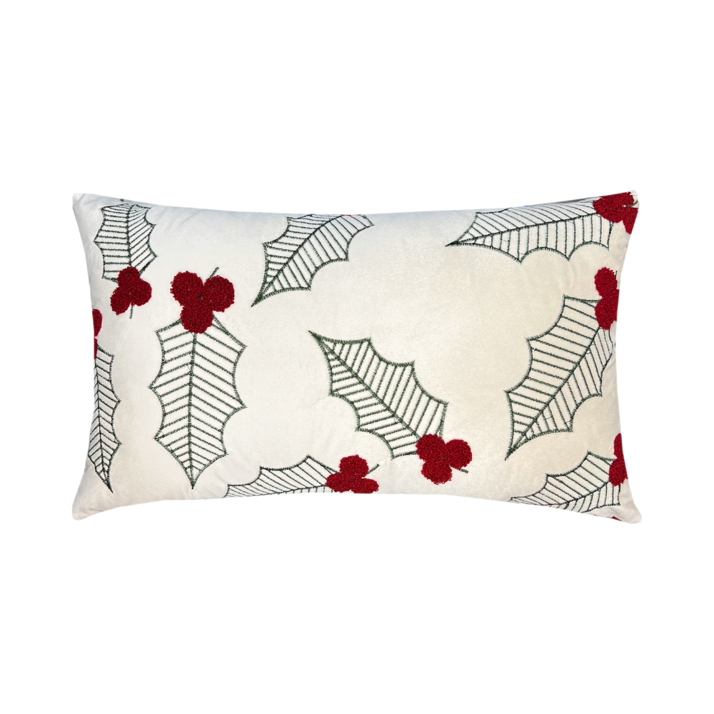 RINEIRA EM VELUDO OFF COM BORDADO – 50CM X 30CM