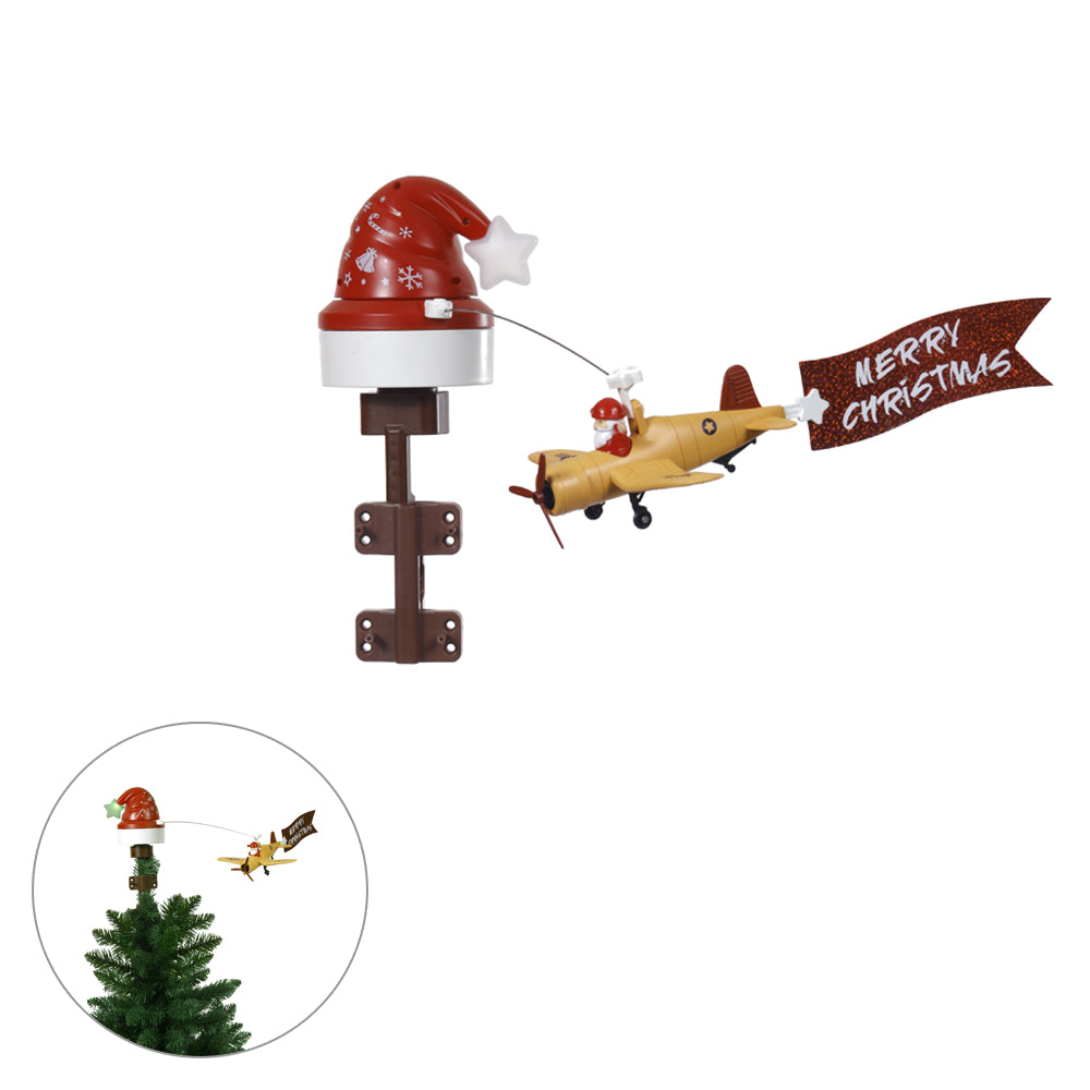 PONTEIRA AVIÃO PAPAI NOEL ANIMADA